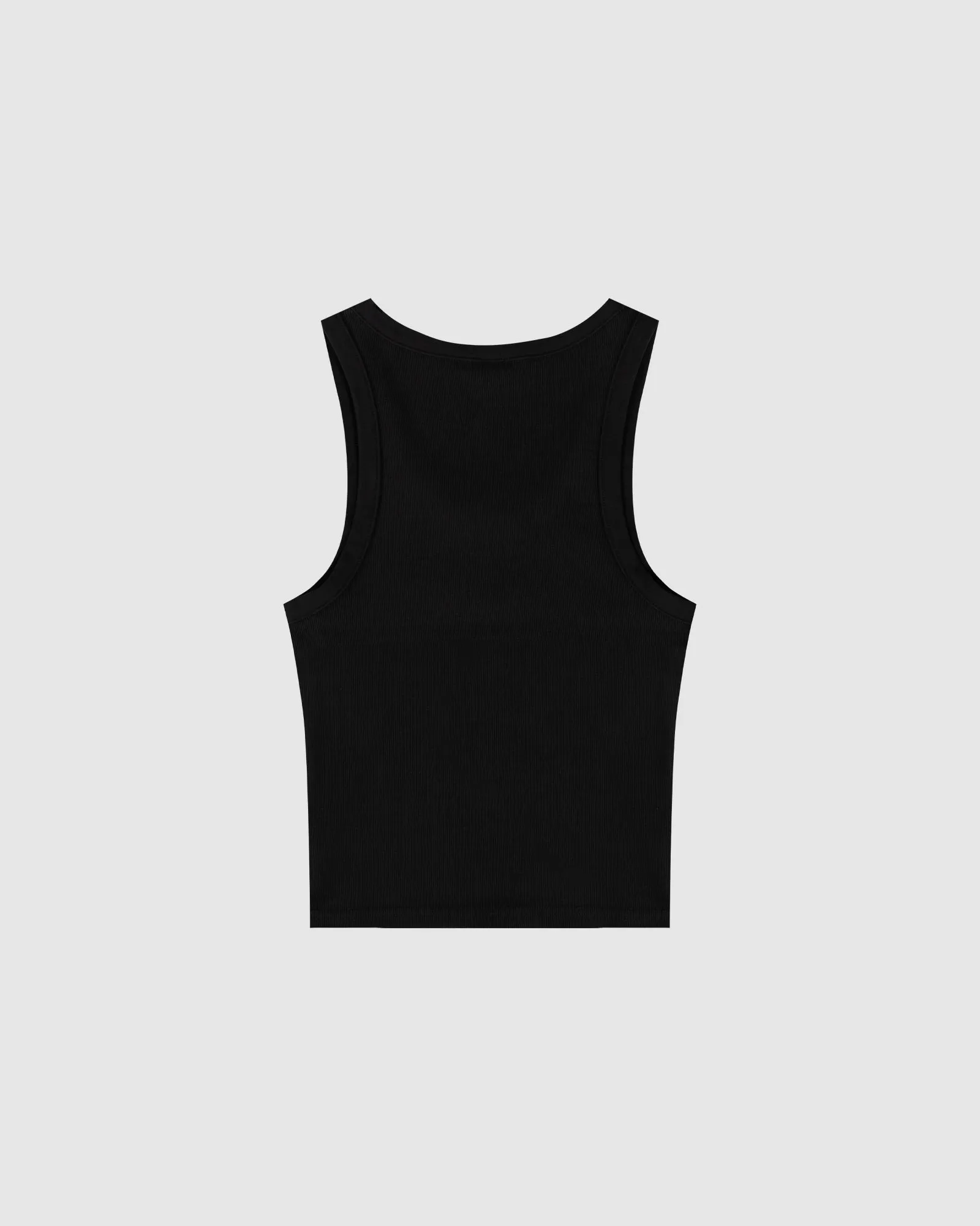 ROTHMAN RIB TANK TOP - BLACK sold by WNDRR product image thumbnail 3