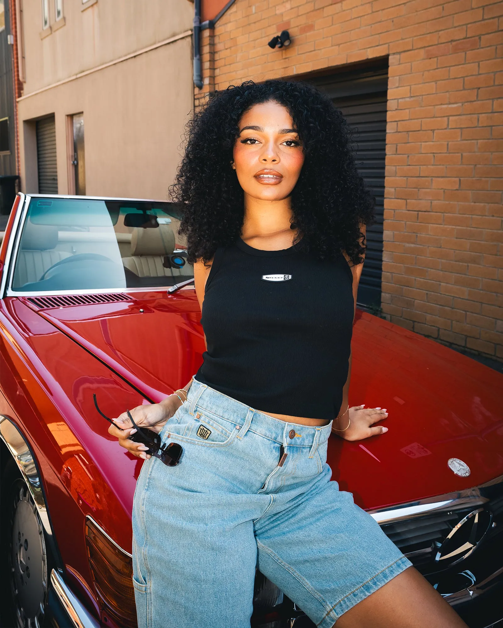 ROTHMAN RIB TANK TOP - BLACK sold by WNDRR product image thumbnail 4