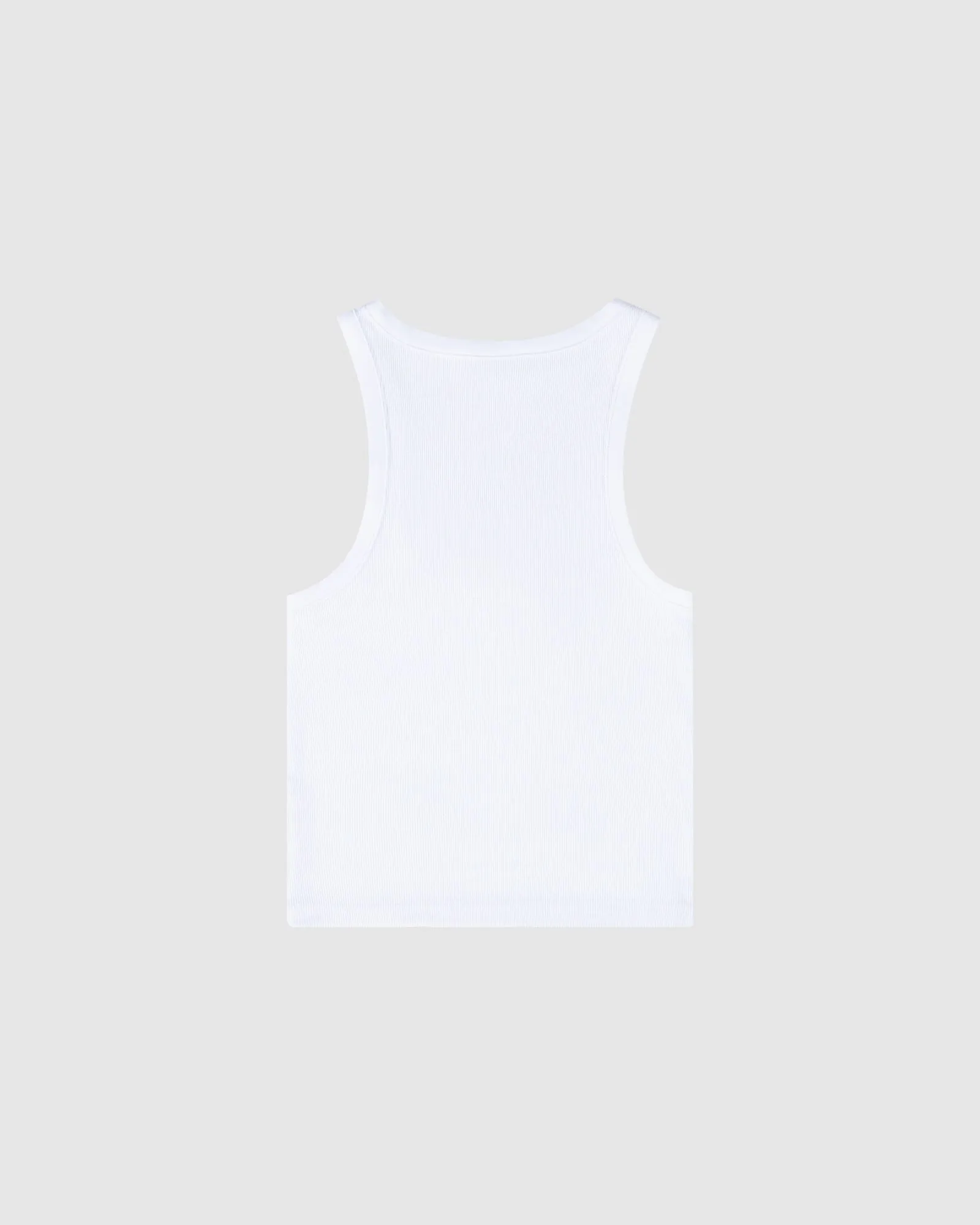 WOMENS ROTHMAN RIB TANK TOP - WHITE sold by WNDRR product image thumbnail 3