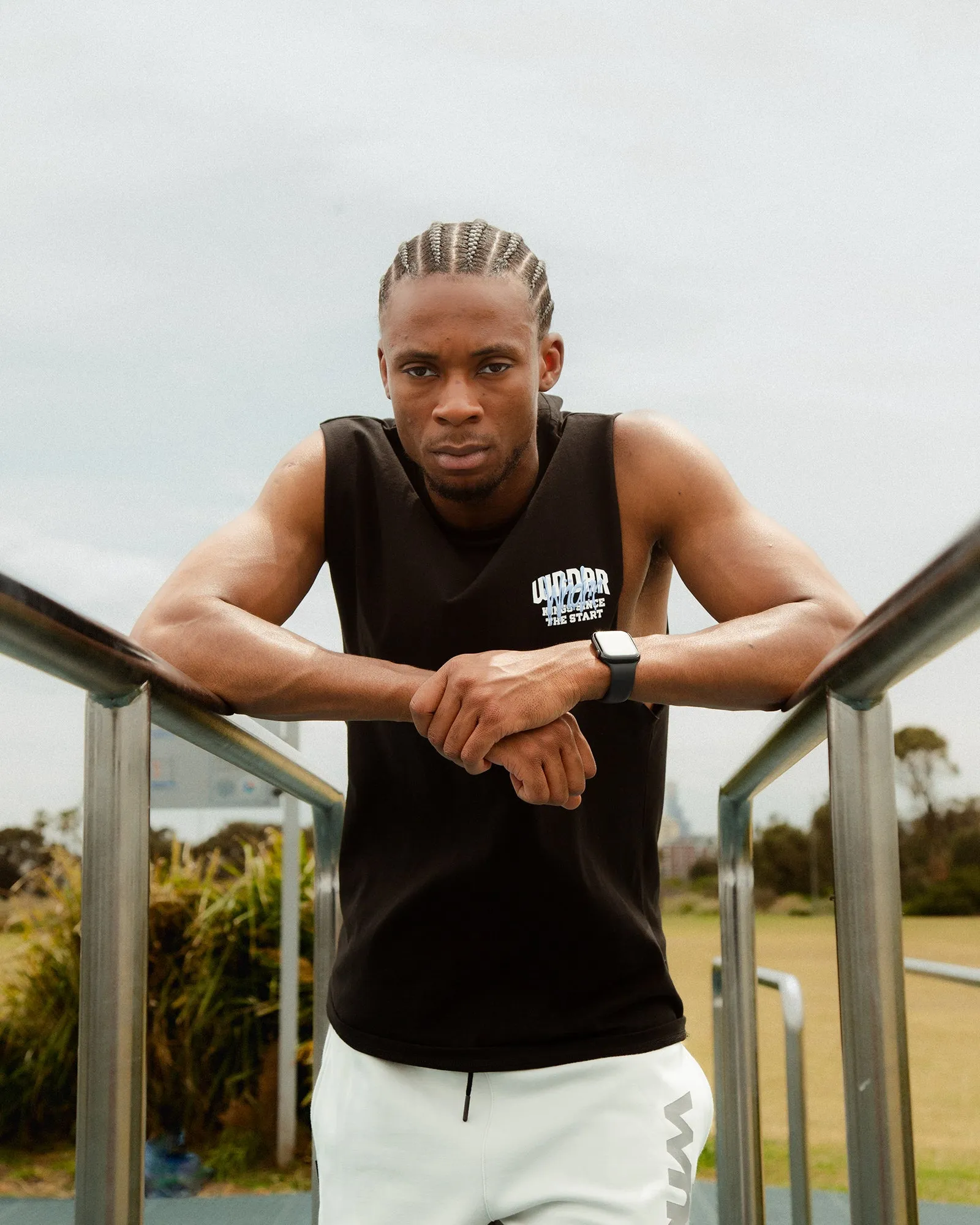 TOP TIER MUSCLE TOP - BLACK sold by WNDRR product image thumbnail 5