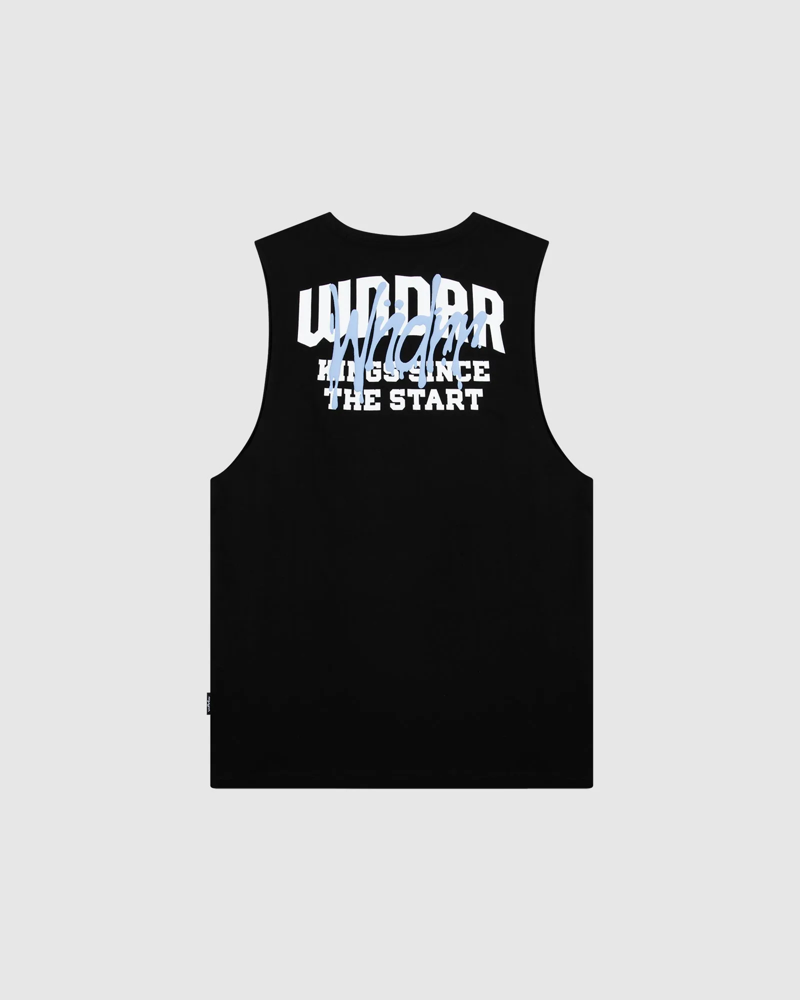 TOP TIER MUSCLE TOP - BLACK sold by WNDRR