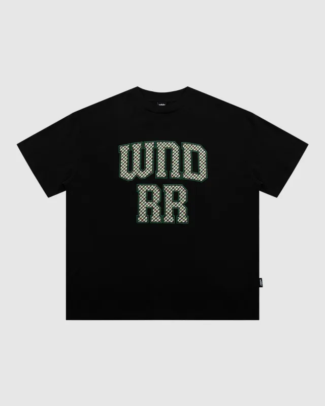 OVERHEAD HEAVY WEIGHT TEE - BLACK sold by WNDRR