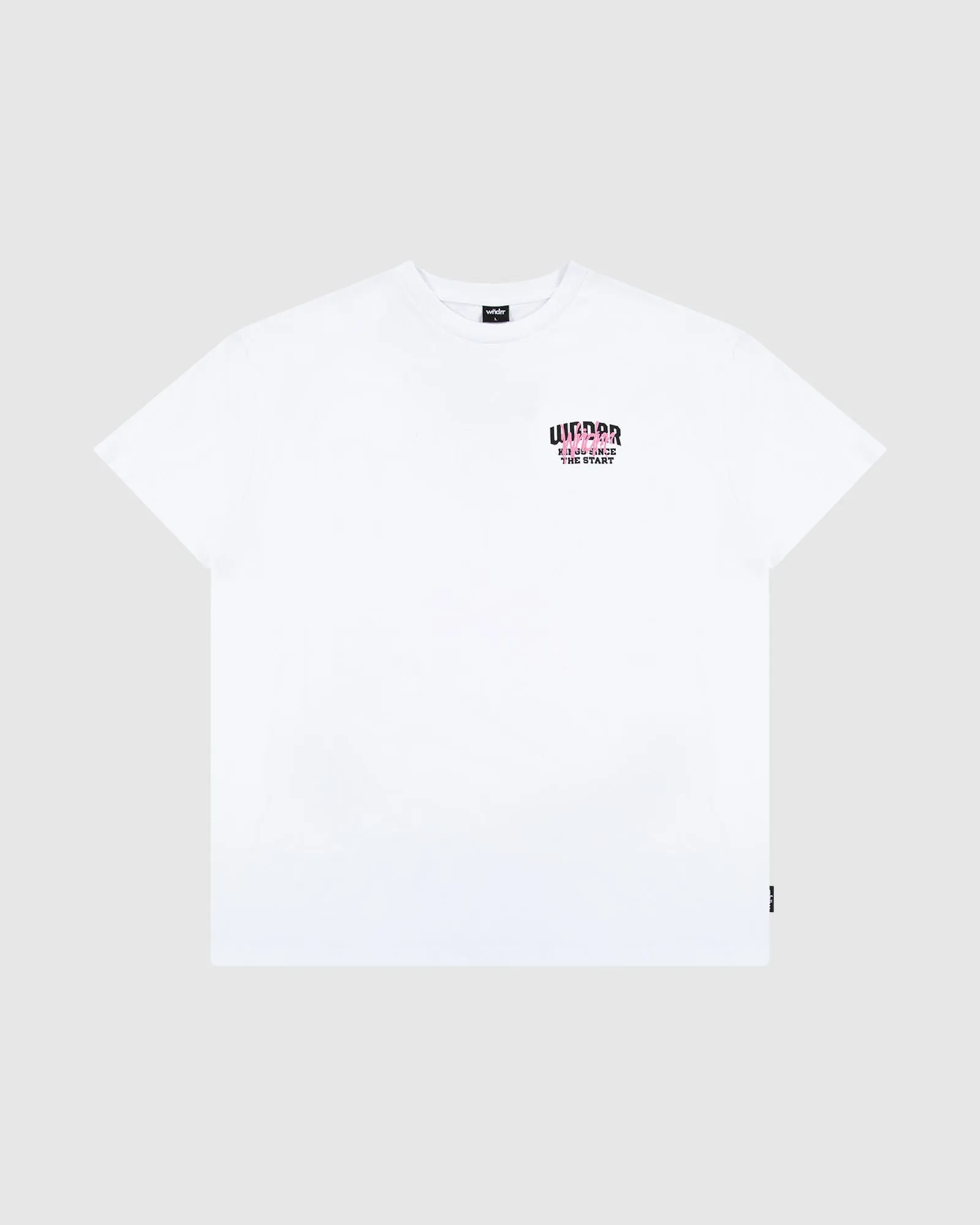 TOP TIER BOX FIT TEE - WHITE sold by WNDRR product image thumbnail 3