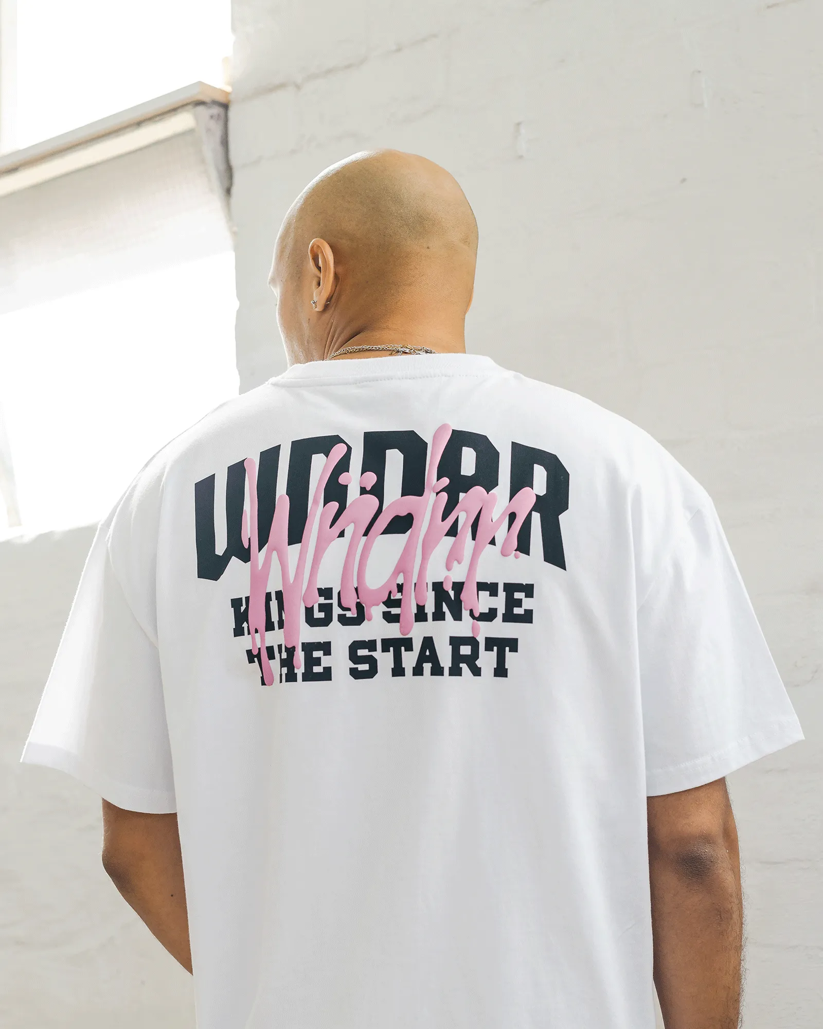 TOP TIER BOX FIT TEE - WHITE sold by WNDRR product image thumbnail 2