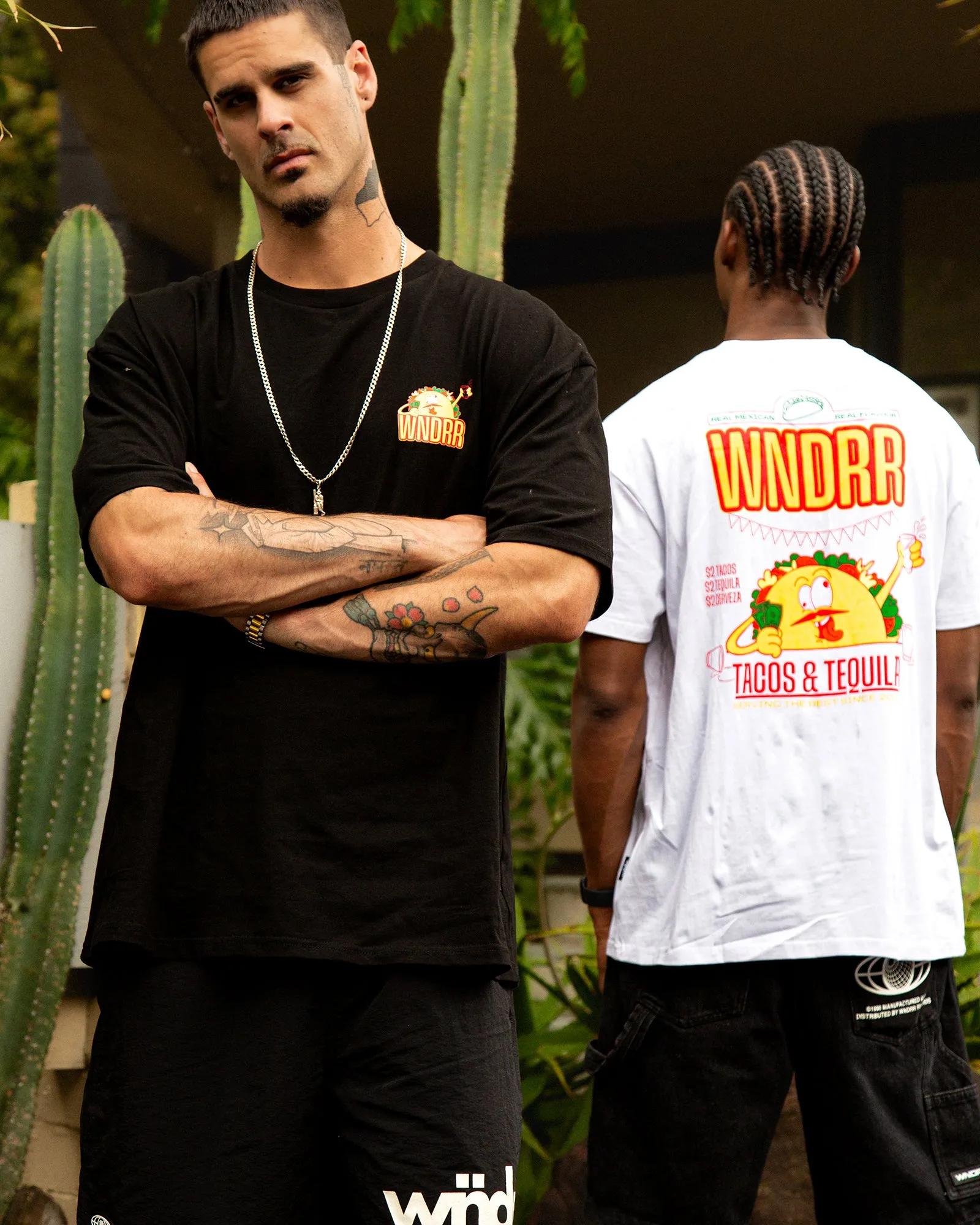 TACO BOX FIT TEE - WHITE sold by WNDRR product image thumbnail 5