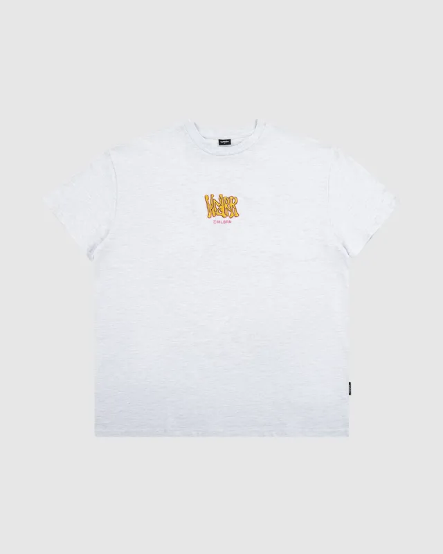 TOAST BOX FIT TEE - WHITE MARLE sold by WNDRR