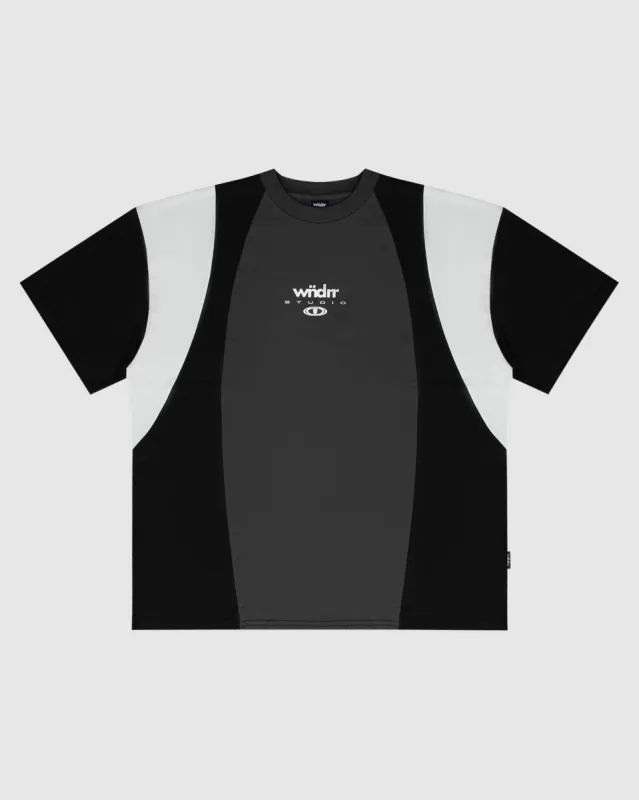 FRAMED CLUB TEE - BLACK made by WNDRR