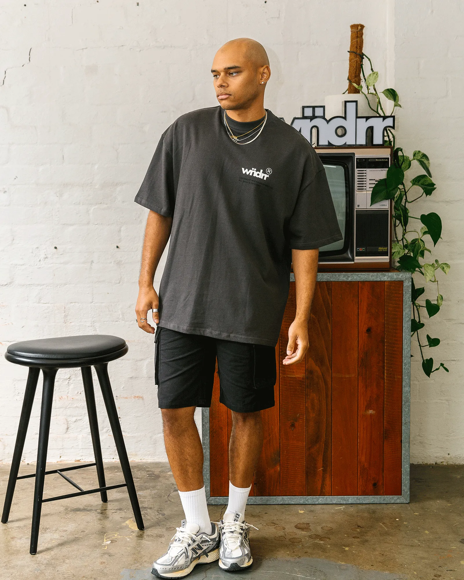 REPRESENT HEAVY WEIGHT TEE - FADED BLACK sold by WNDRR product image thumbnail 4