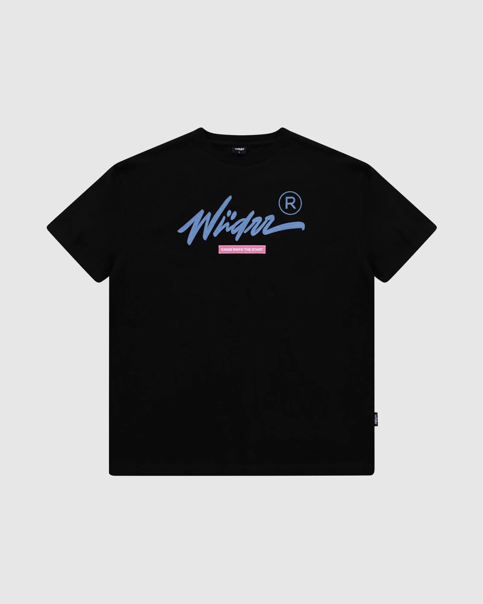 CHAIN BOX FIT TEE - BLACK sold by WNDRR