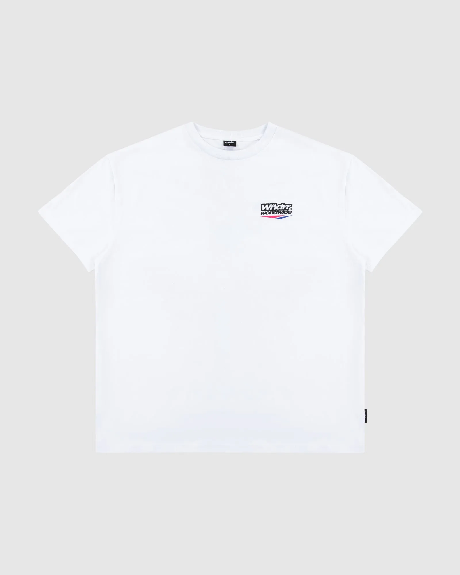 SPLICE BOX FIT TEE - WHITE sold by WNDRR product image thumbnail 3
