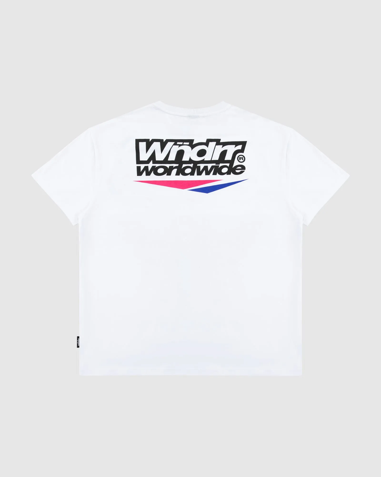 SPLICE BOX FIT TEE - WHITE sold by WNDRR