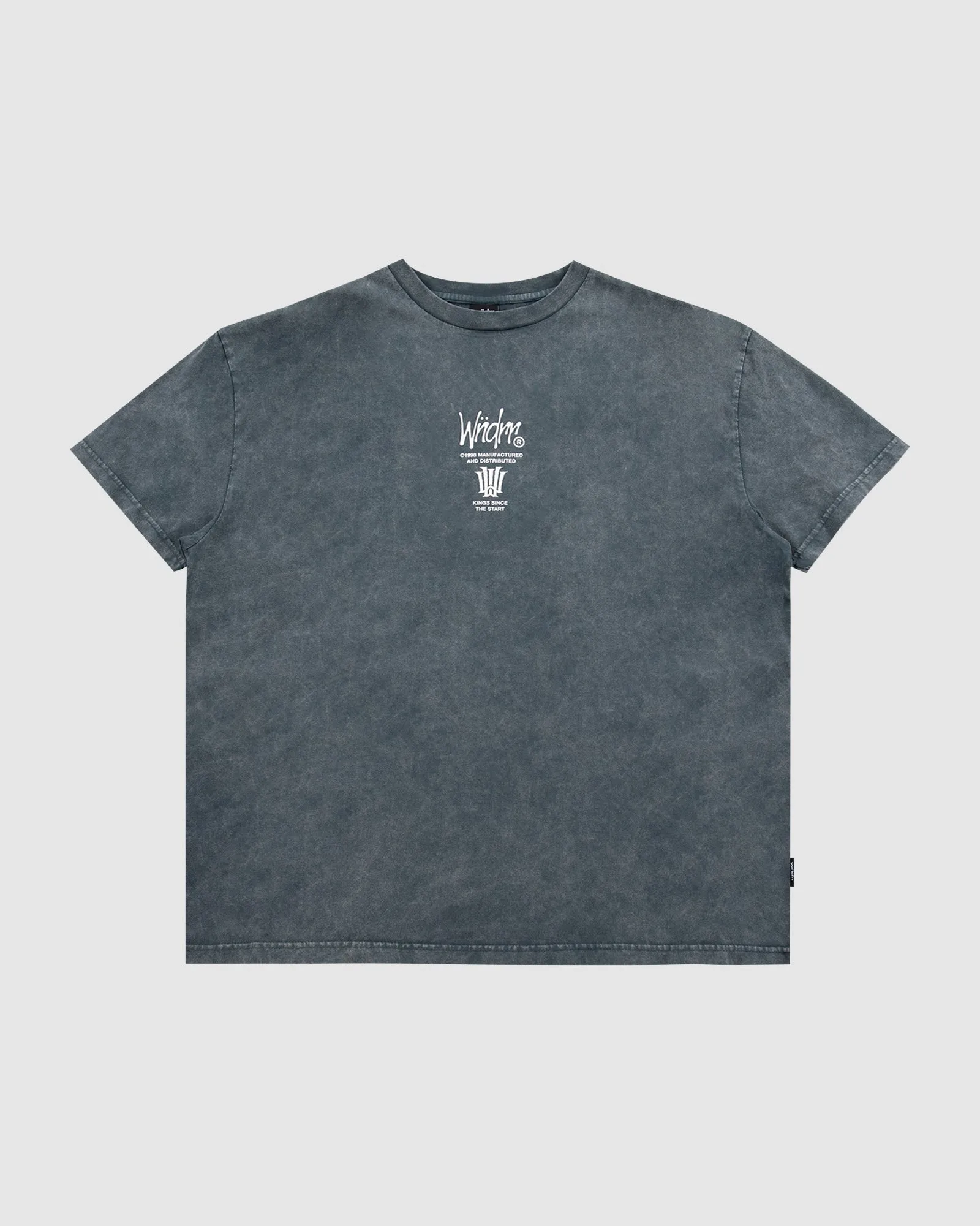 NOISE BOX FIT TEE - WASHED GREY sold by WNDRR product image thumbnail 3