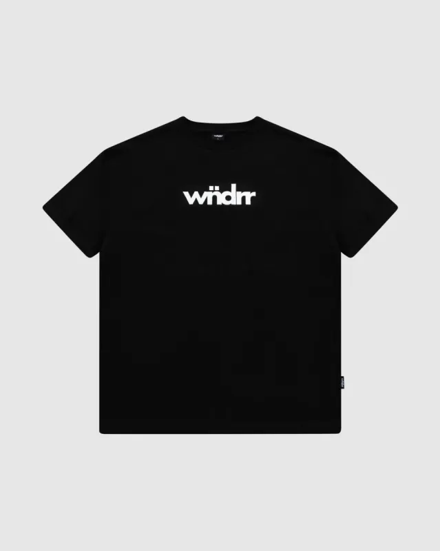 ASCEND BOX FIT TEE - BLACK sold by WNDRR