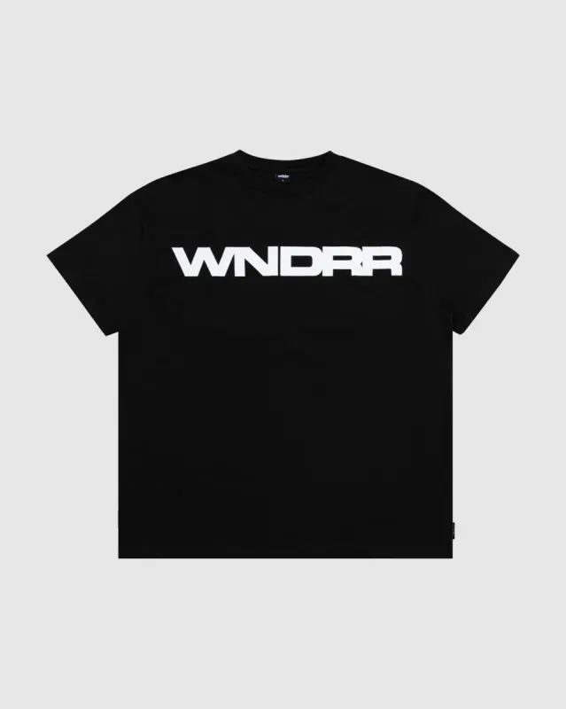 MOTIF BOX FIT TEE - BLACK sold by WNDRR