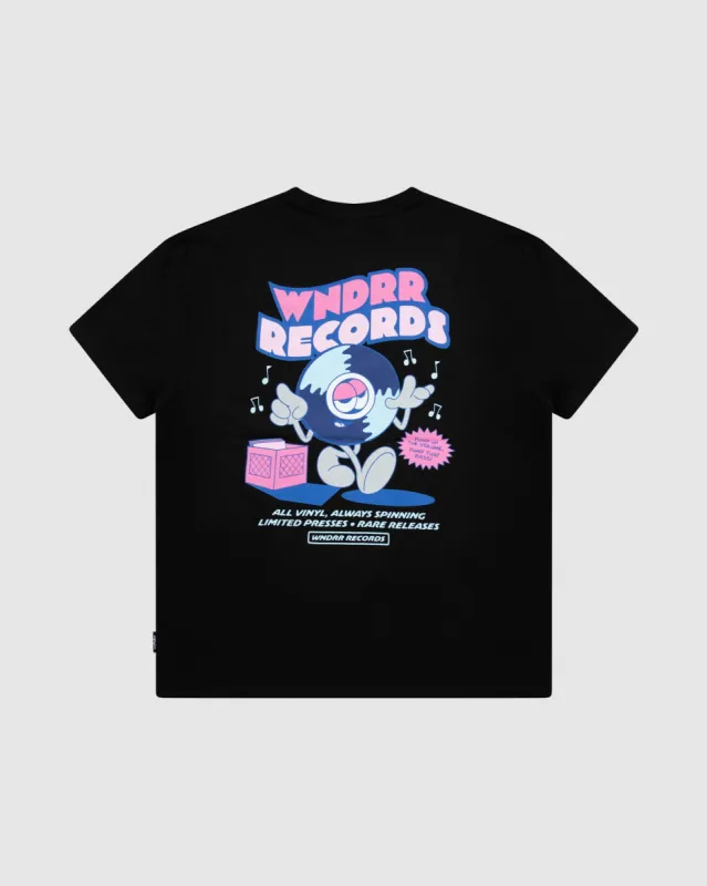 ALL VINYL BOX FIT TEE - BLACK sold by WNDRR
