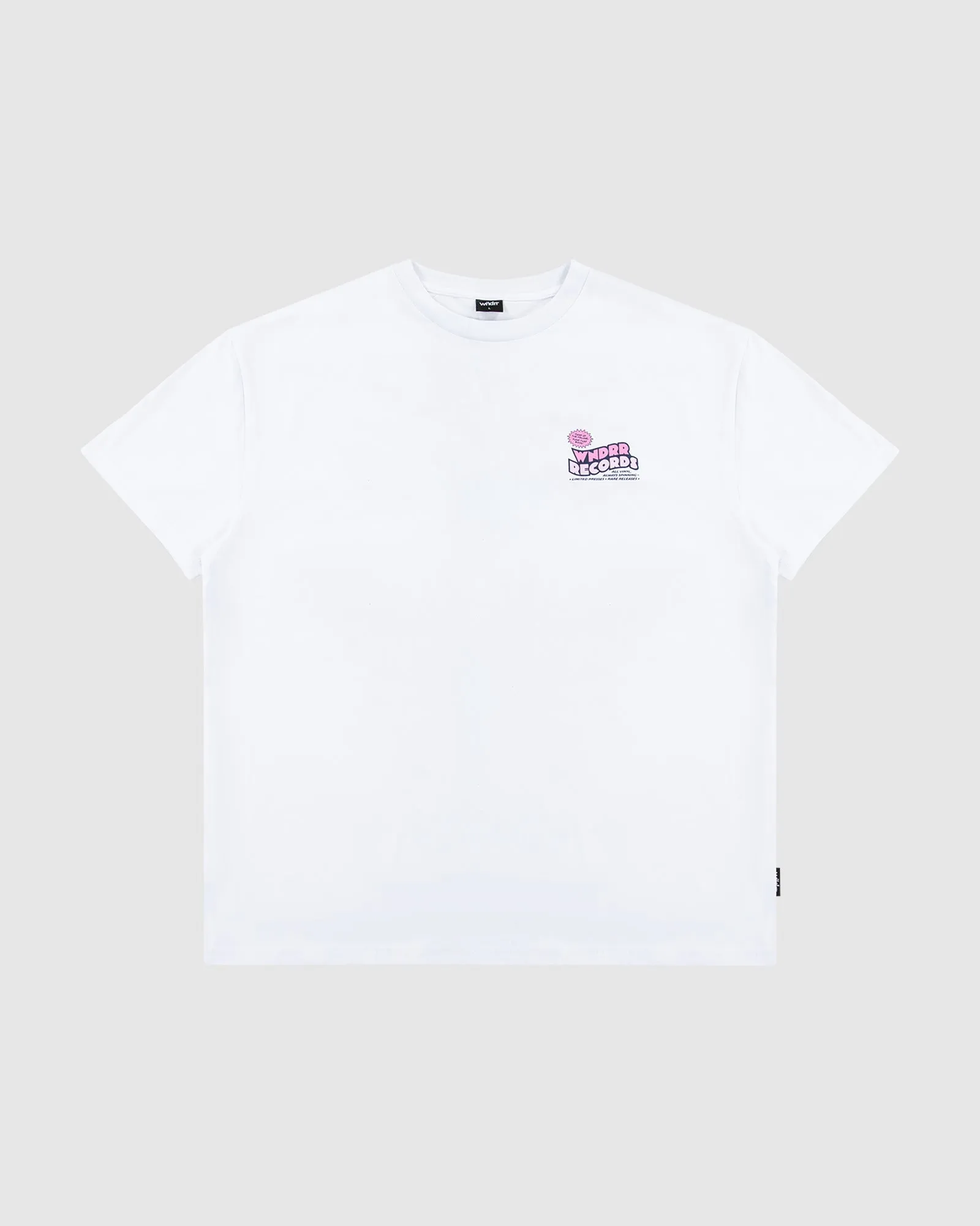 ALL VINYL BOX FIT TEE - WHITE sold by WNDRR product image thumbnail 3