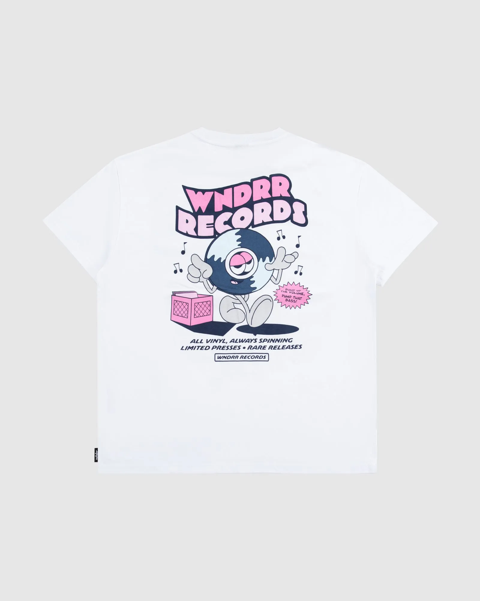 ALL VINYL BOX FIT TEE - WHITE sold by WNDRR