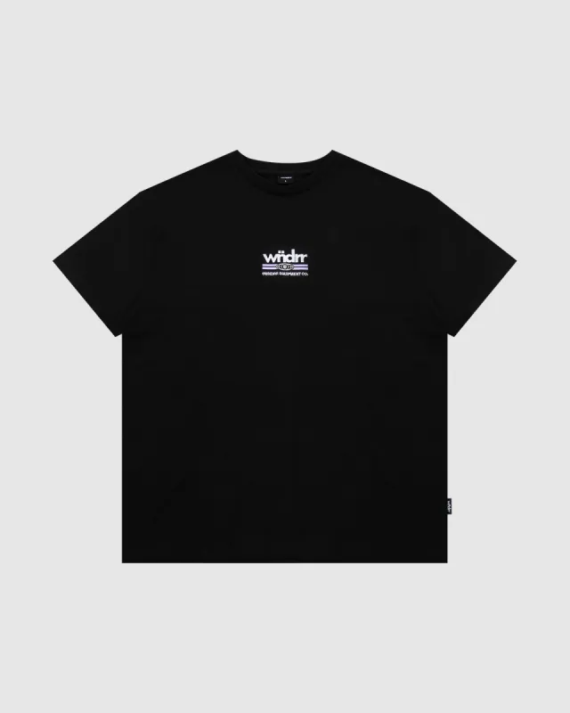 DAKOTA BOX FIT TEE - BLACK made by WNDRR
