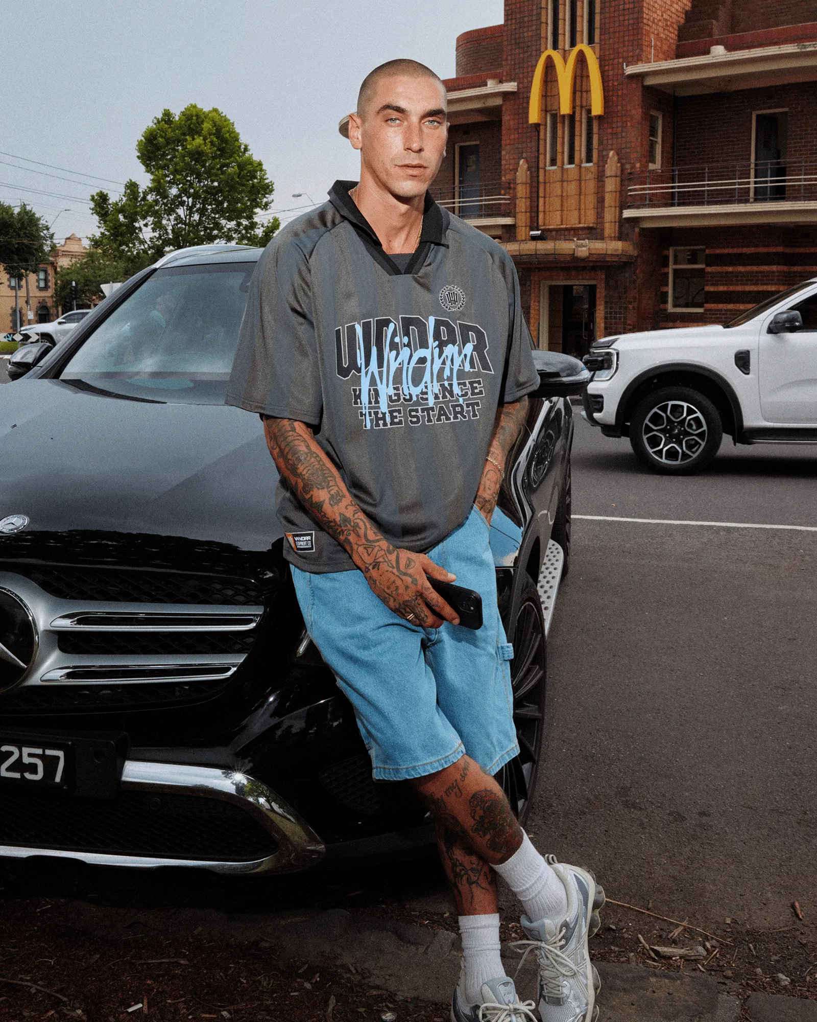 TOP TIER FOOTBALL JERSEY - GREY sold by WNDRR product image thumbnail 2