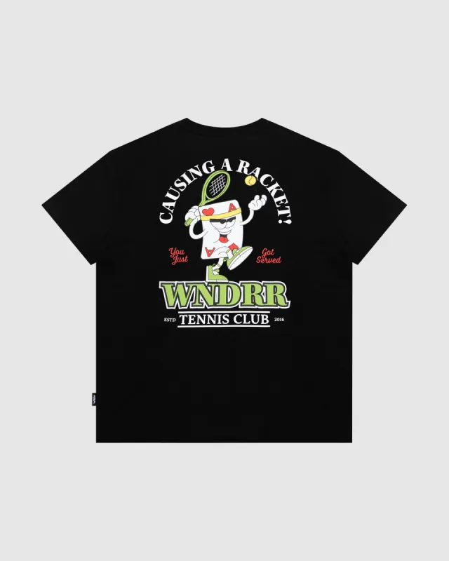 ACE BOX FIT TEE - BLACK sold by WNDRR