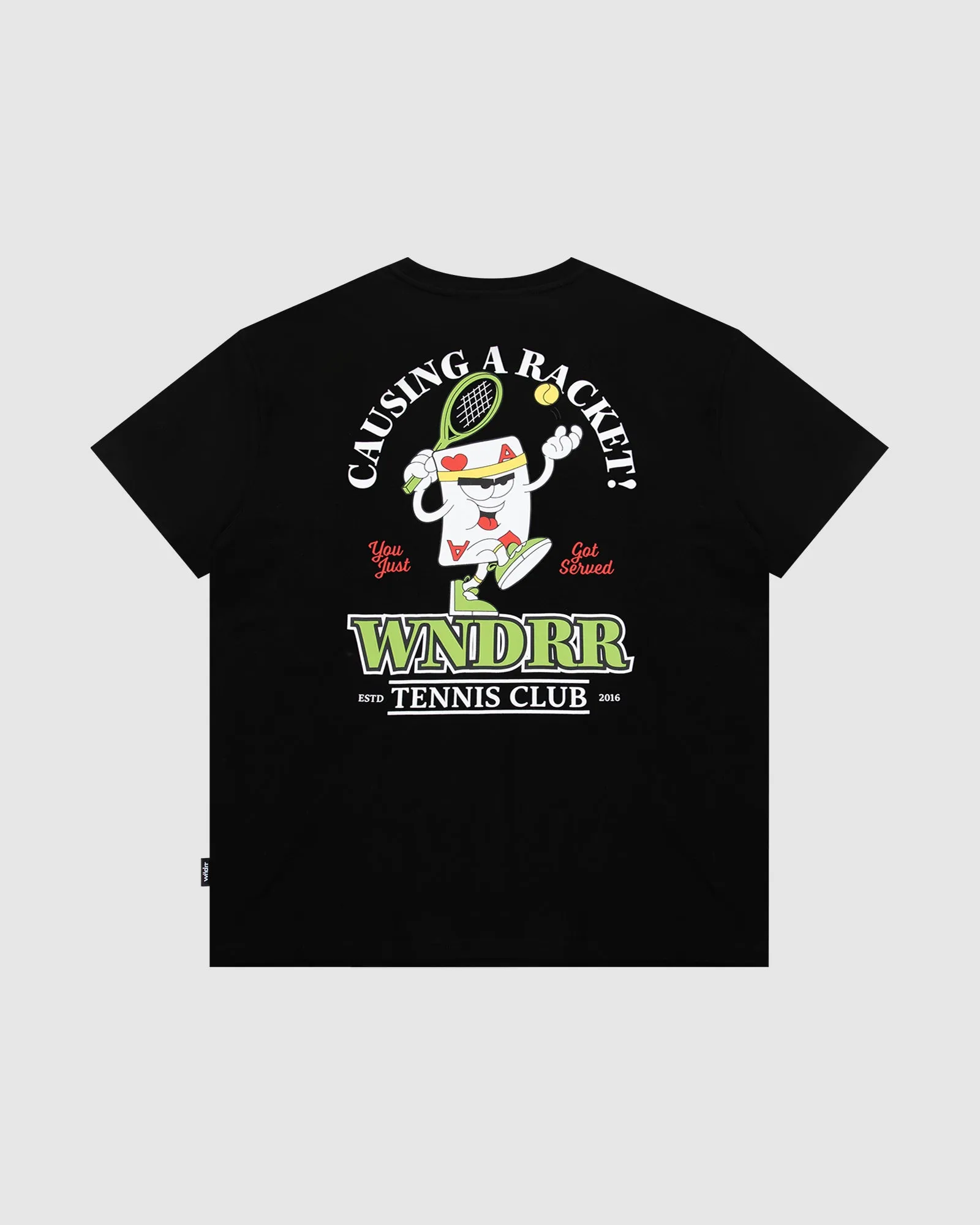 ACE BOX FIT TEE - BLACK sold by WNDRR