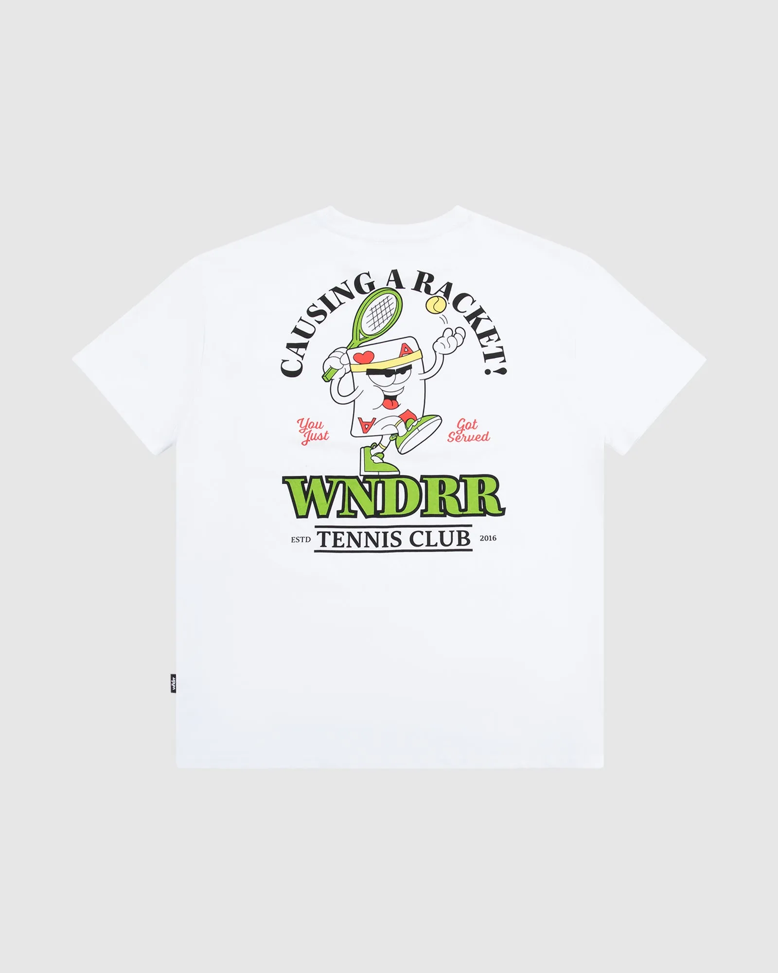 ACE BOX FIT TEE - WHITE sold by WNDRR