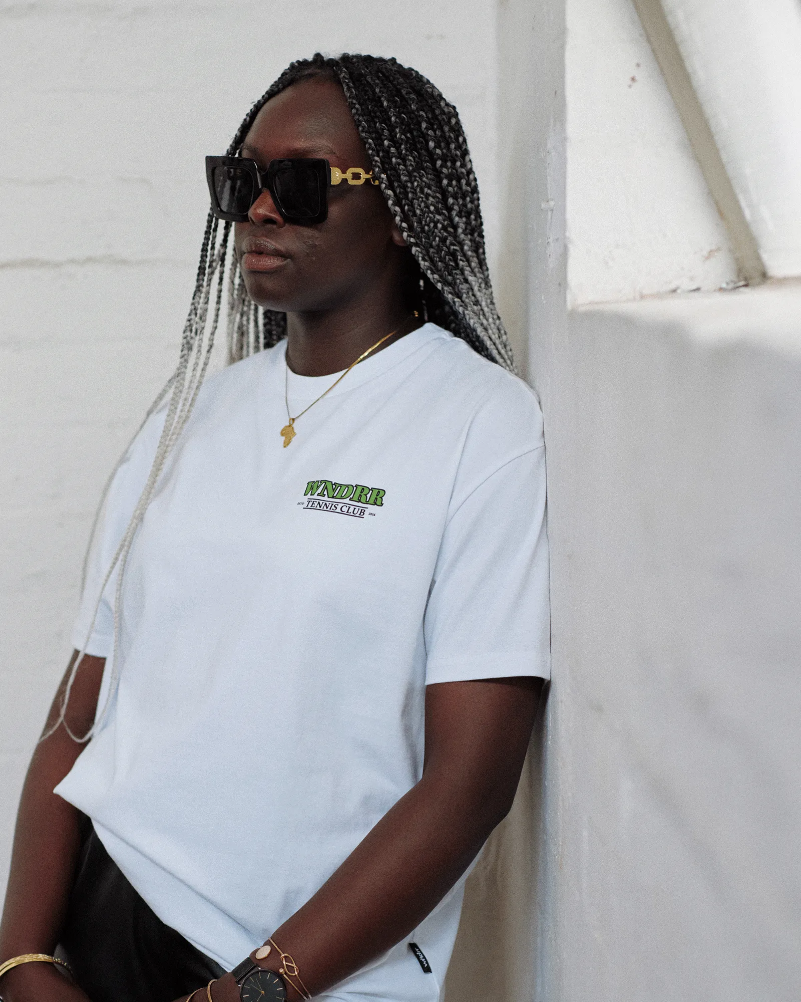ACE BOX FIT TEE - WHITE sold by WNDRR product image thumbnail 4