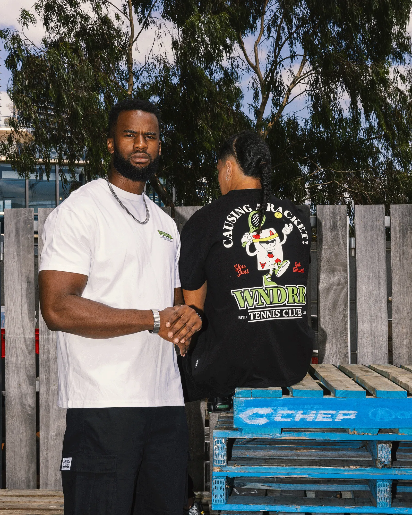 ACE BOX FIT TEE - WHITE sold by WNDRR product image thumbnail 5