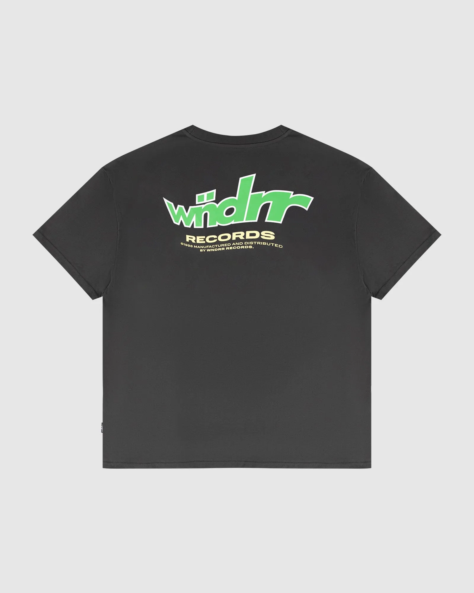 WARPED BOX FIT TEE - FADED BLACK sold by WNDRR