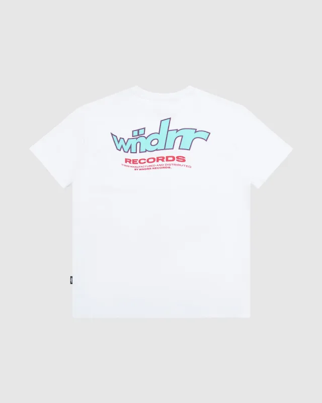 WARPED BOX FIT TEE - WHITE sold by WNDRR