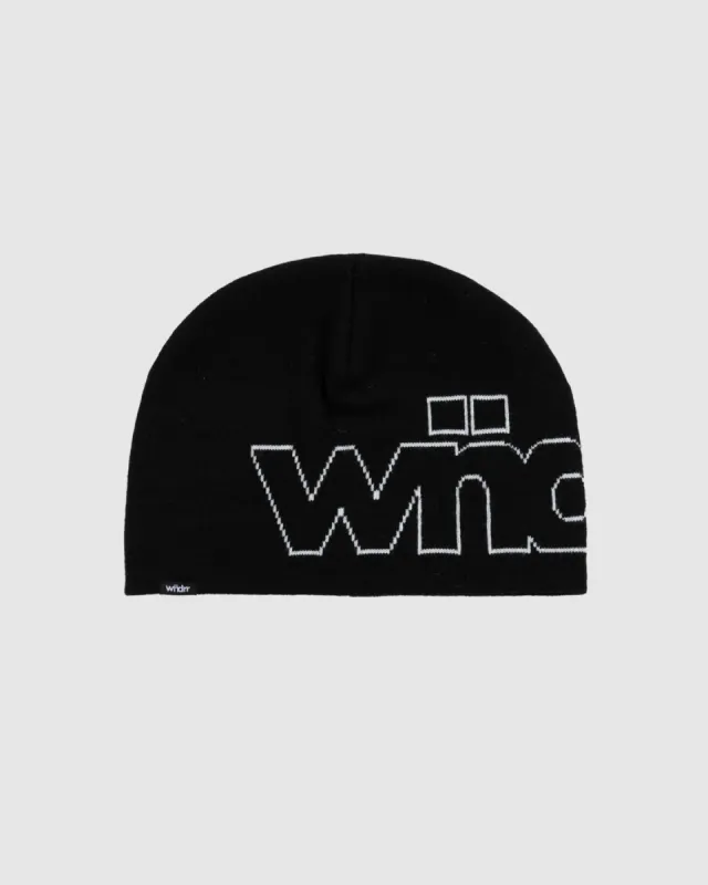 ACCENT SKULL BEANIE - BLACK sold by WNDRR