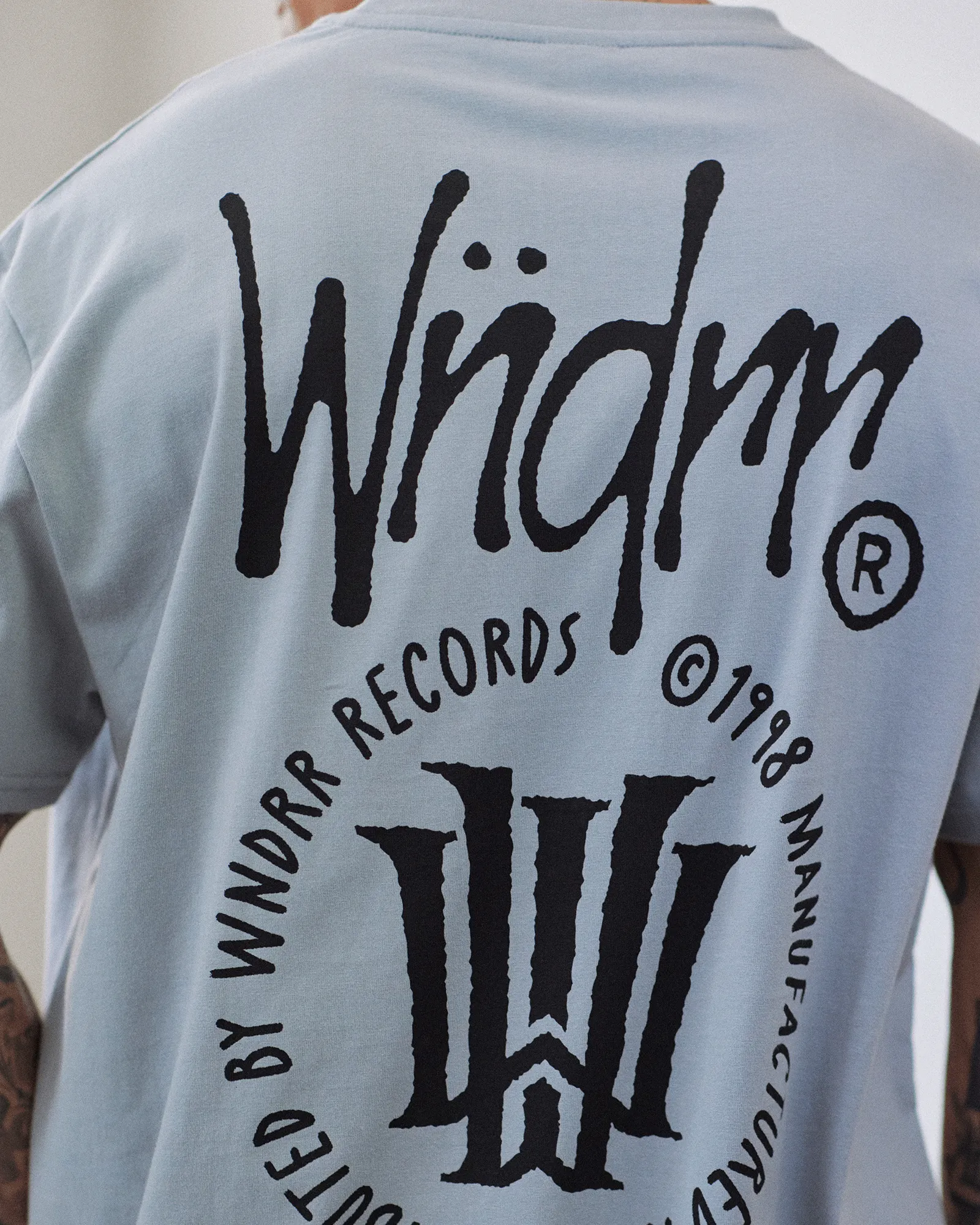 NOISE BOX FIT TEE - CEMENT GREY sold by WNDRR product image thumbnail 4