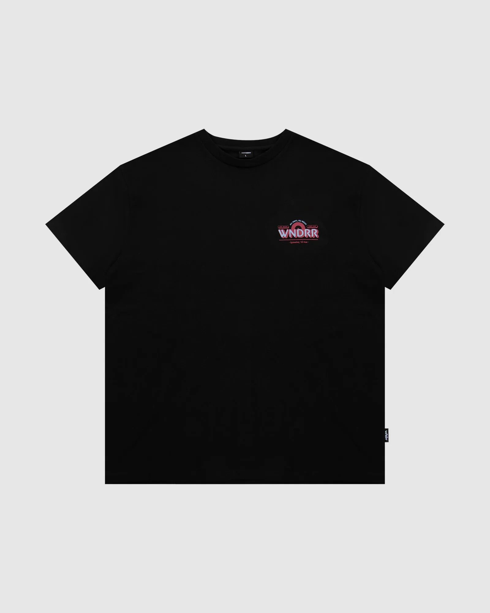 VINYL BAR BOX FIT TEE - BLACK sold by WNDRR product image thumbnail 3