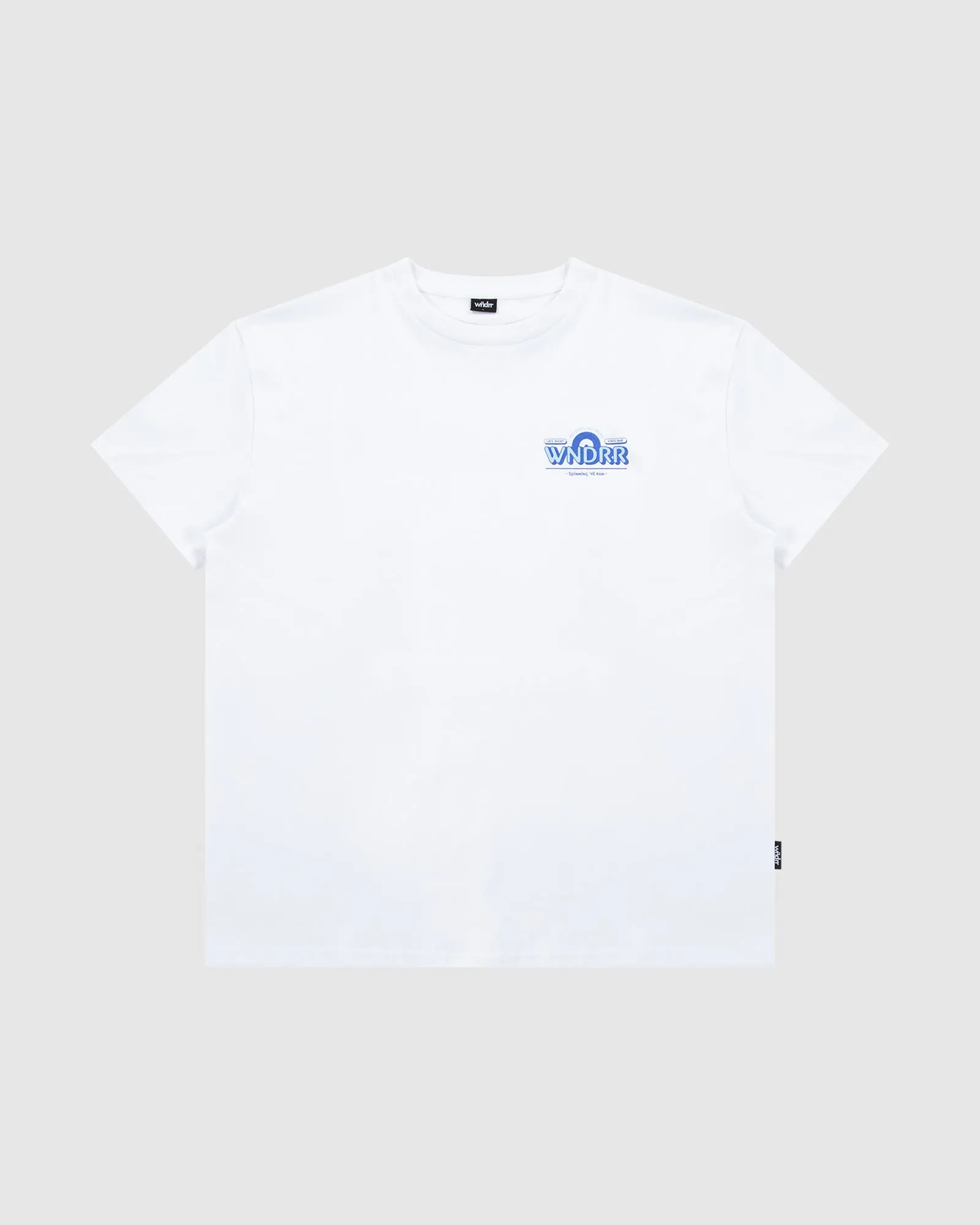 VINYL BAR BOX FIT TEE - WHITE sold by WNDRR product image thumbnail 3