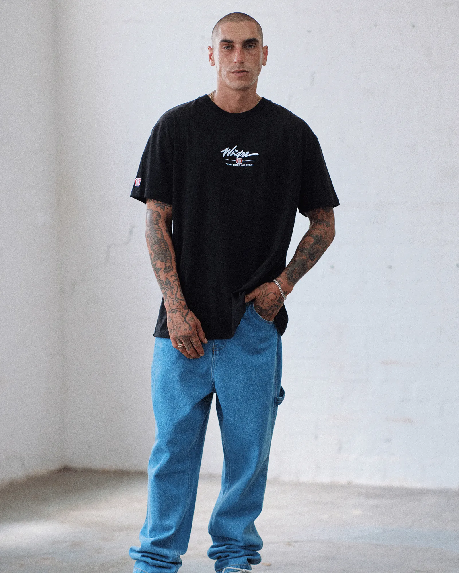 DETONE BOX FIT TEE - BLACK sold by WNDRR product image thumbnail 4