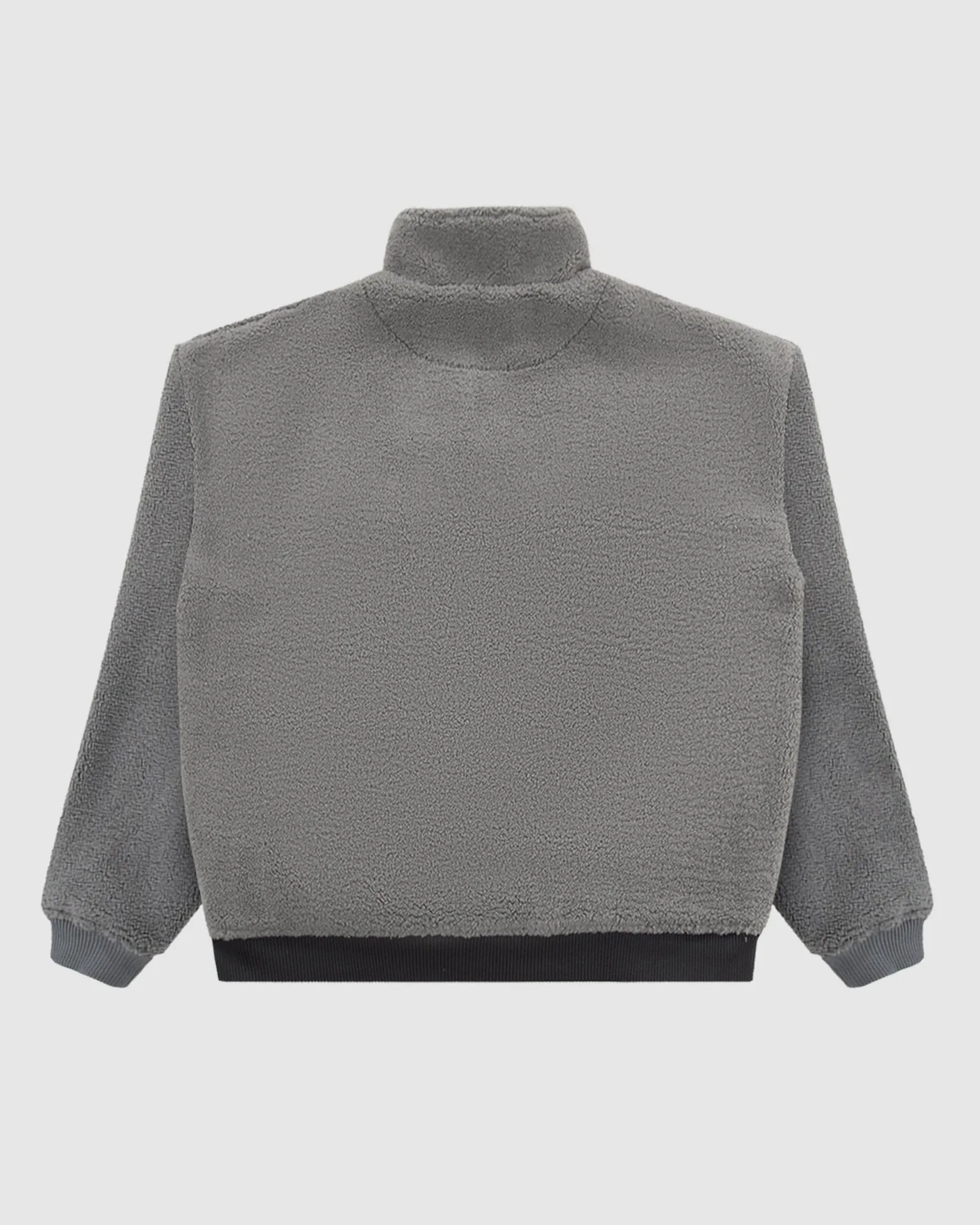STARTER 1/4 ZIP POLAR FLEECE SWEAT - GREY/BLACK sold by WNDRR product image thumbnail 3