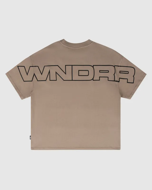 PATRON HEAVY WEIGHT TEE - TAUPE sold by WNDRR