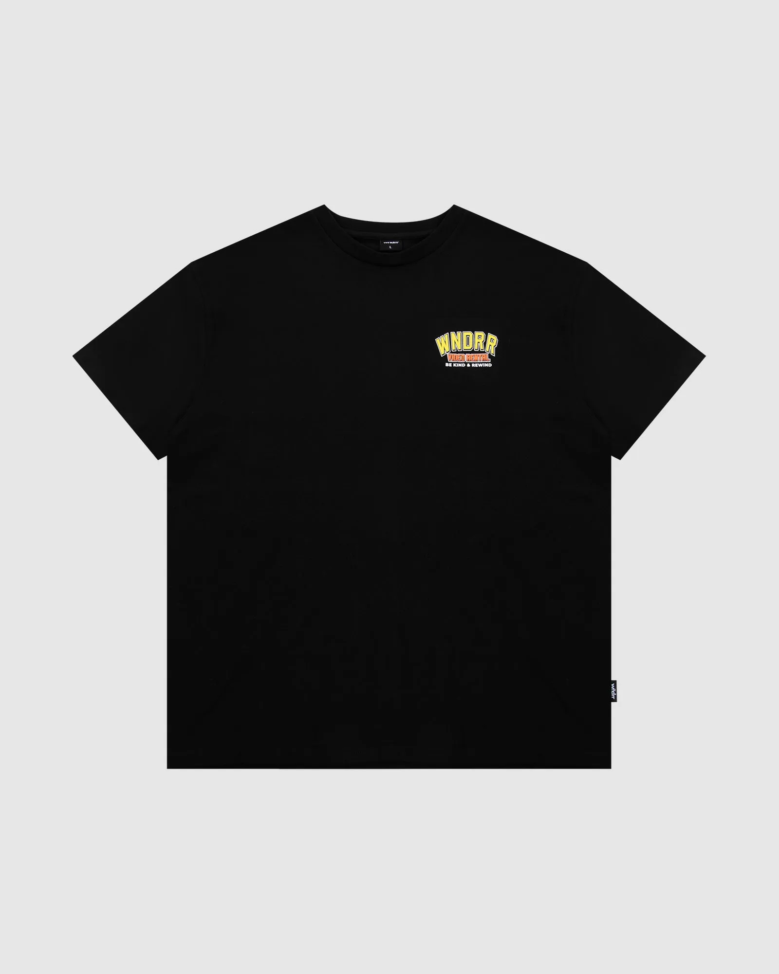 VIDEO RENTAL BOX FIT TEE - BLACK sold by WNDRR product image thumbnail 3