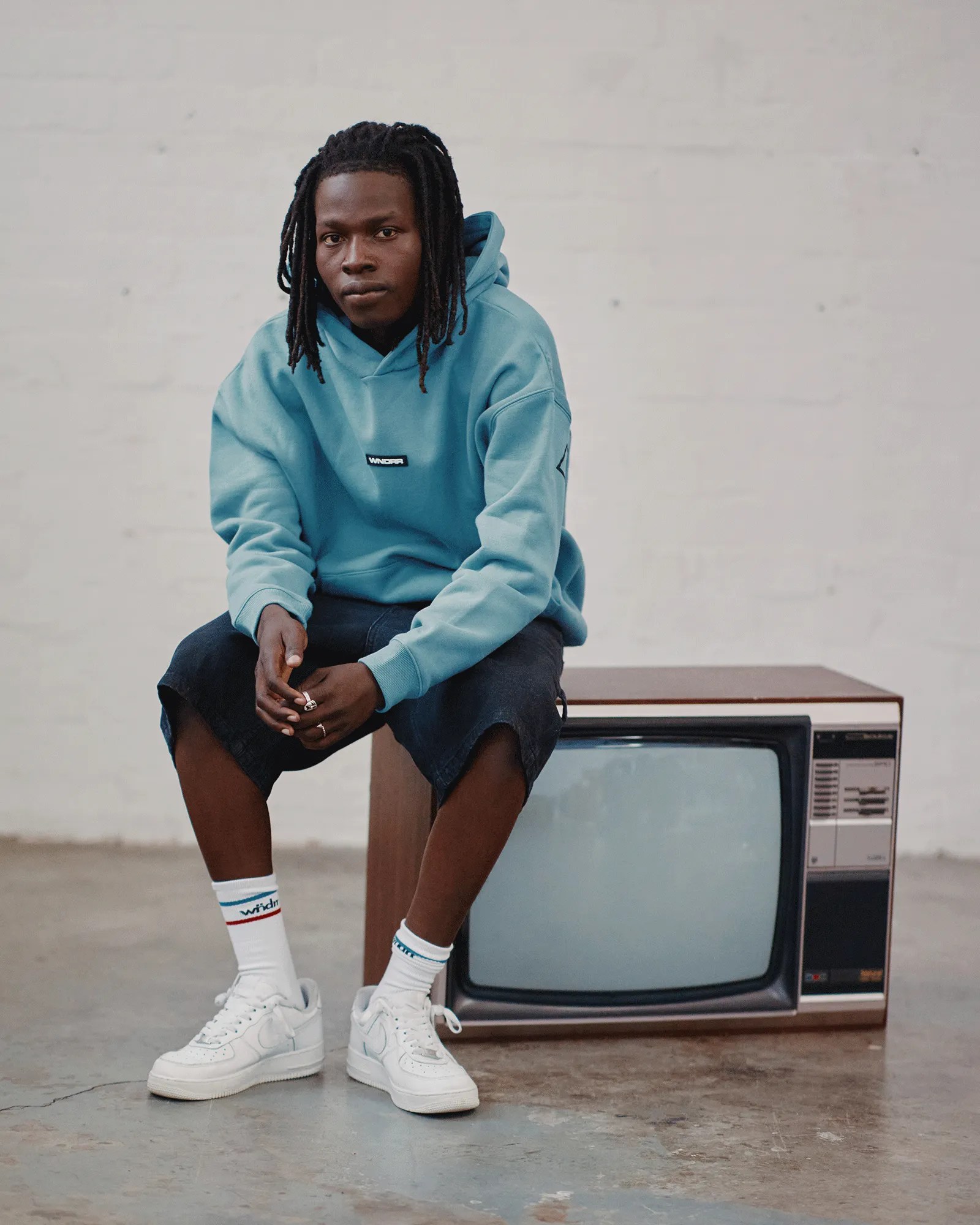 PATRON HOOD SWEAT - DUSK BLUE sold by WNDRR product image thumbnail 5