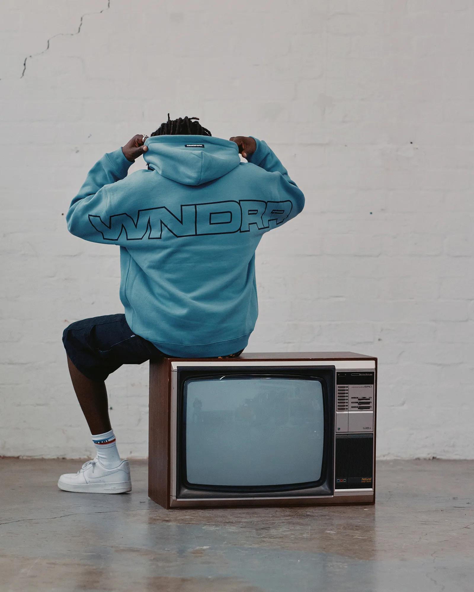 PATRON HOOD SWEAT - DUSK BLUE sold by WNDRR product image thumbnail 2