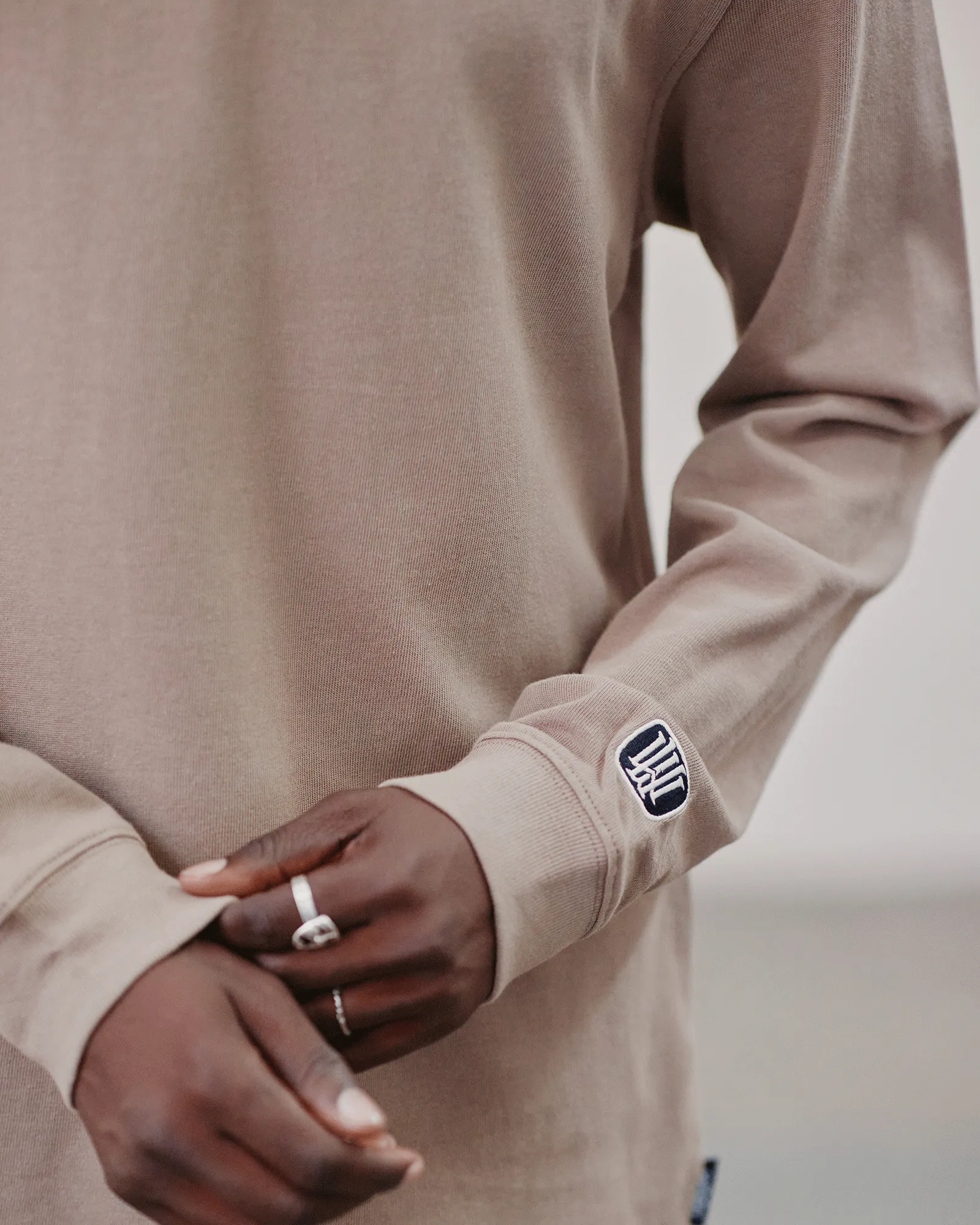 SCRIPT RUGBY TOP - TAUPE sold by WNDRR product image thumbnail 5