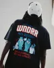 WASTE MANAGEMENT BOX FIT TEE - BLACK sold by WNDRR