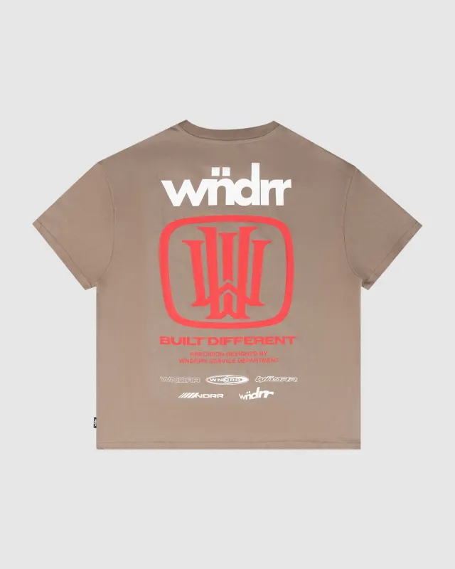 HONDO BOX FIT TEE - TAUPE sold by WNDRR