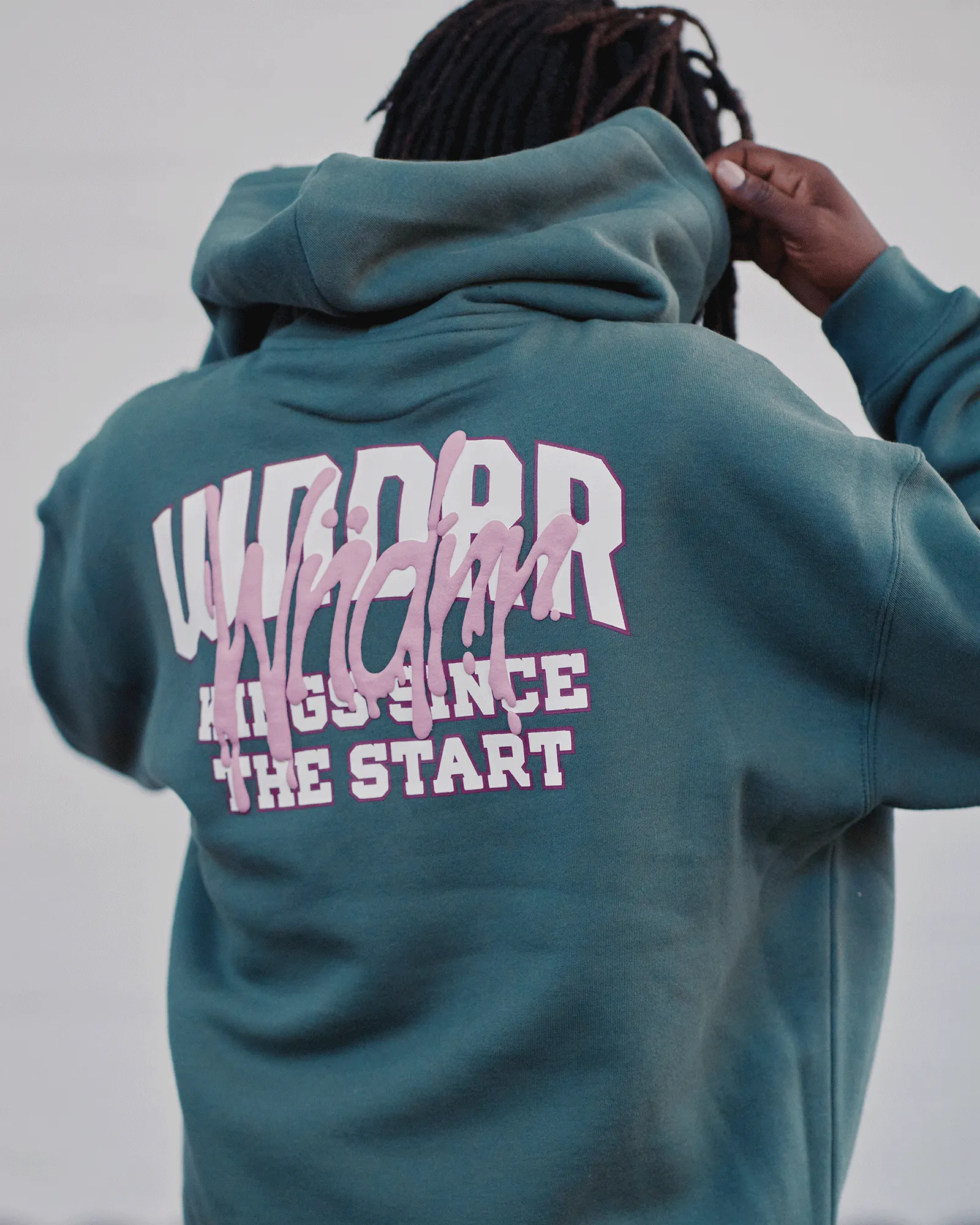 TOP TIER HOOD SWEAT - DARK GREEN sold by WNDRR product image thumbnail 2