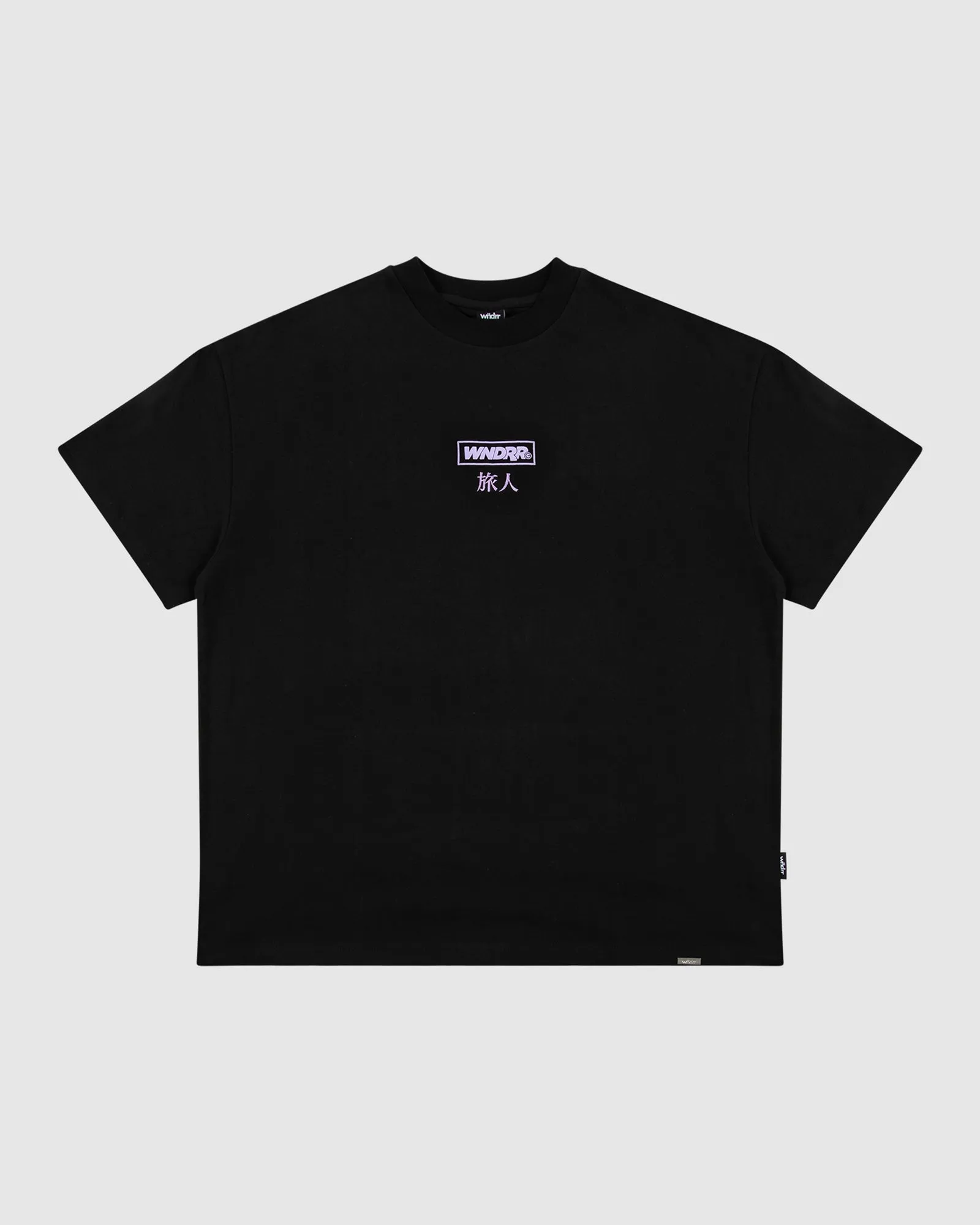 SHODO HEAVY WEIGHT TEE - BLACK sold by WNDRR product image thumbnail 3