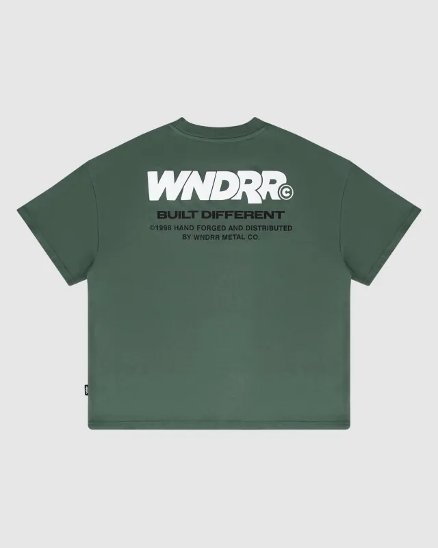 SHODO HEAVY WEIGHT TEE - DARK GREEN sold by WNDRR