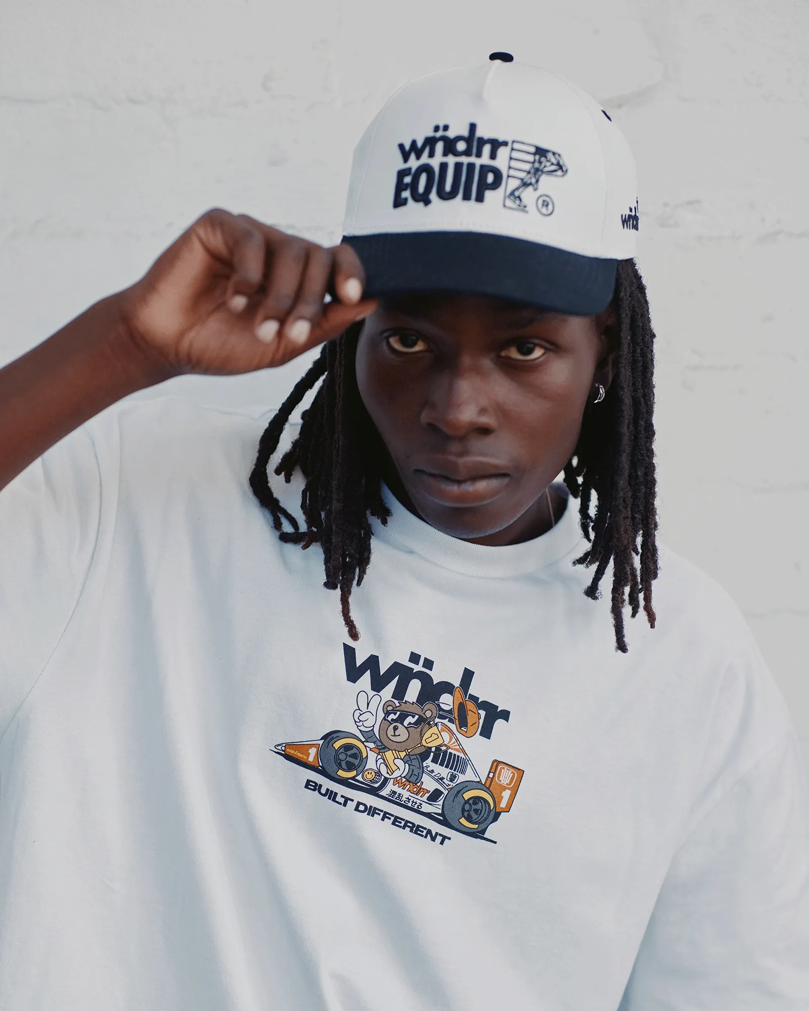 ALBERT BOX FIT TEE - WHITE sold by WNDRR product image thumbnail 5