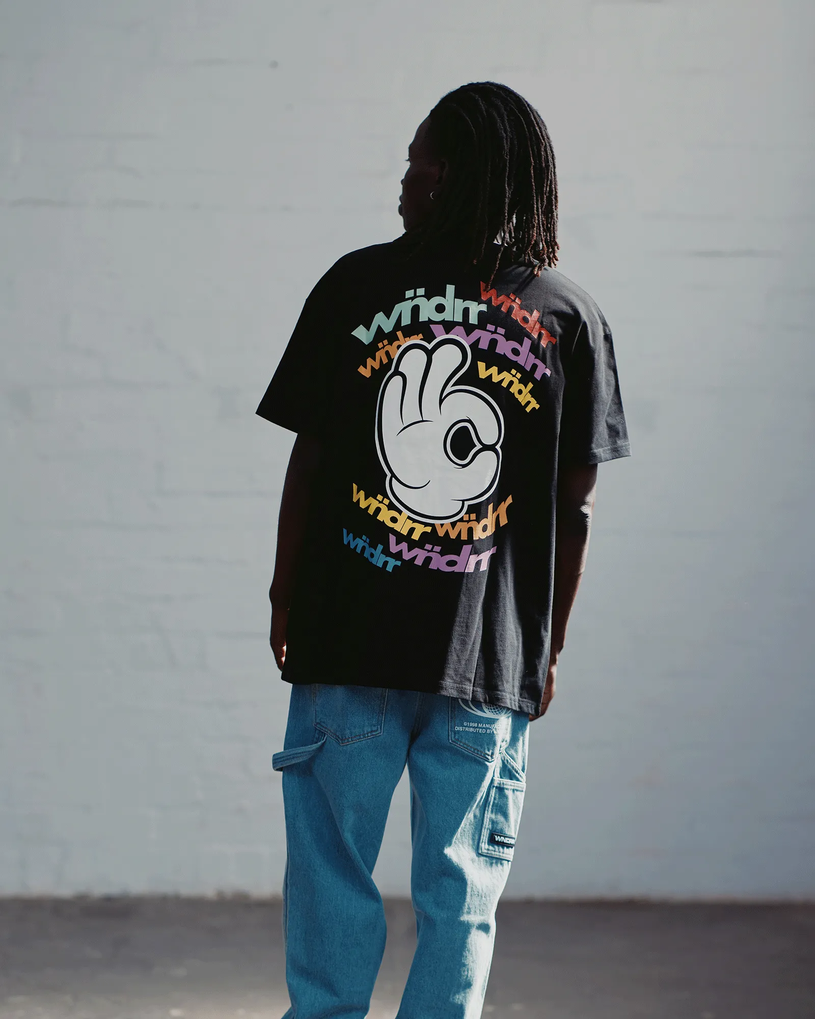 RIBBON BOX FIT TEE - BLACK sold by WNDRR product image thumbnail 2