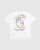 RIBBON BOX FIT TEE - WHITE sold by WNDRR