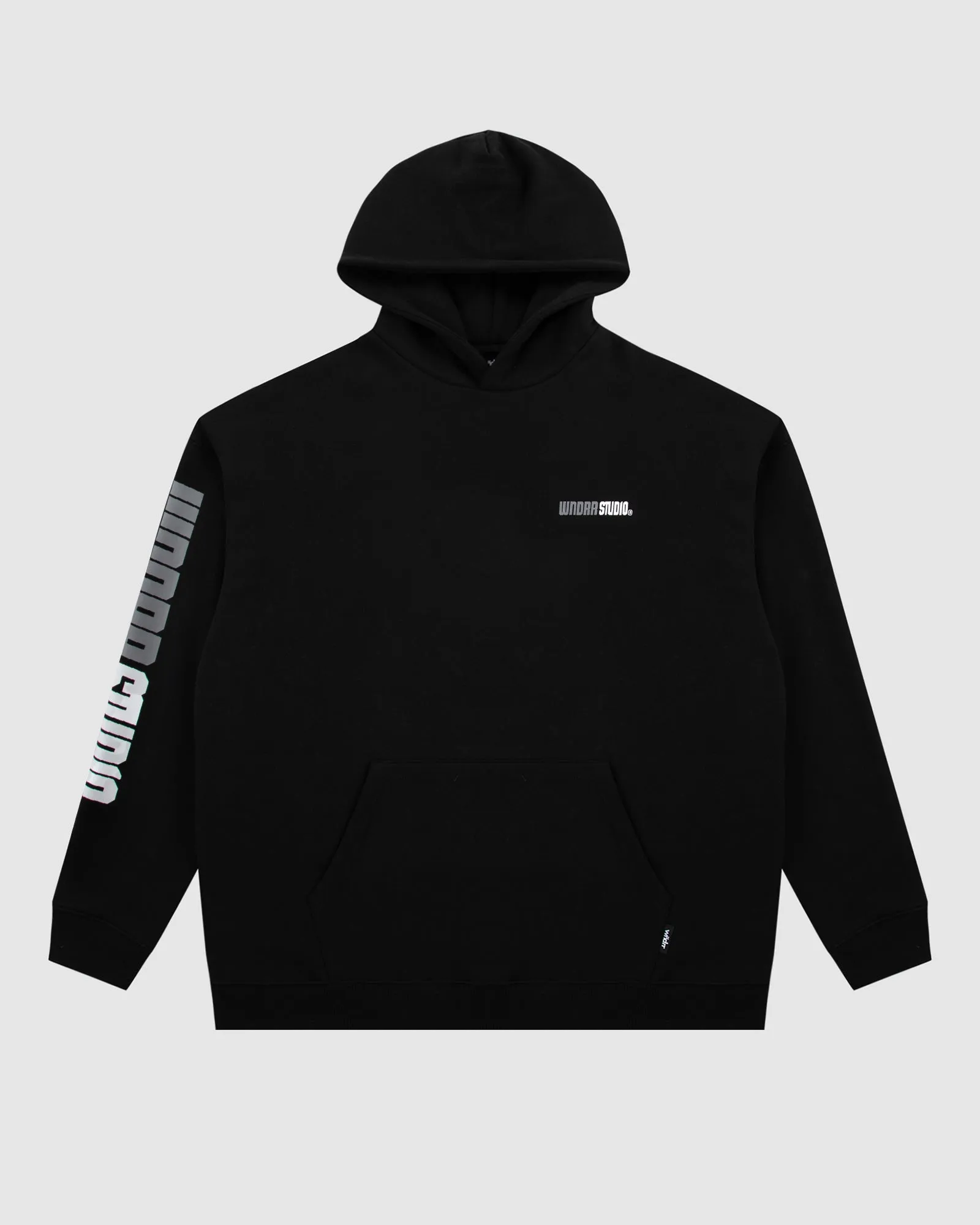 STUDIO HOOD SWEAT - BLACK sold by WNDRR